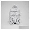 Ljushållare kreativa metallljushållare ljusstakar ihåliga fågelbur europeisk järnkonst hem bröllopsdekorationer dropp levererar dhzvw