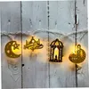 Stringhe LED Ramadan Eid Stringa luminosa a LED Eid Lanterne Lucine Decorazione Lucine stile musulmano per Festival Party Bistro Home P230414