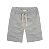 Herren Shorts Grau Baumwolle Shorts Herren Sommer Sport Fitness Gym Workout Jogger Shorts mit Tasche Hochwertige Plus Size Home Casual Sweatshorts 230417