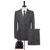 Men's Suits Boutique (Blazer Trousers) Men's Fashion Elegant Gentleman Beautiful Korean Version Business Casual British Style Slim Dress