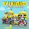 Freeshipping City Street Architecture Creator Expert Building Blocks Minions Bob Kevin City Store Technic Bricks Gift Toys for Girls Tfqic