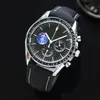 Luxury Men's Watch Designer Watch Quartz Movement Fashion Watch 43mm Classic Style Rostfritt stål Multifunktionell klocka