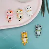 20pcs/pack Kawaii Cat Charms Pendants for Jewelry Making Animal Resin Charms Jewlery Findings DIY Craft F917 Fashion JewelryCharms kawaii accessories jewelry