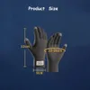 Sports Gloves Winter mens knitted gloves touch screen bicycle thick wool cashmere solid business autumn and winter 231117