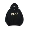Vbin ess designer varm hoodie hoody man pullover tröja herr essentails tröjor svart lyx 1977 kille kvinnor män crewneck bomullsbrev lång ärm