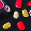 Valse nagels snoepkinderen cartoon nep nep volledige dekking zelfklevende nagellak schattige manicure decoratie voor meisjescadeau