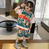 Clothing Sets 2023 summer Children Tracksuits Clothes Boys shirt Pants 2Pcs Sets Toddler Outfits Kids top 3 12y 230417