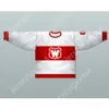 Custom Red Montreal Wanderers 1913-17 Jersey New Top Sched S-M-L-XL-XXL-3XL-4XL-5XL-6XL