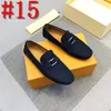 39MODEL Suede Leather Oxfords Shoes For Designer Men Loafers Shoes Casual Slip On Luxury Men Dress Shoes Office Wedding Party Shoes Man Moccasins Black 38-47