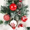 クリスマスの装飾クリスマスボールの木の装飾家の装飾のためのハロウィーン新年ナビダッドペンダントアクセサリードロップデビューdhjov
