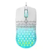 Möss USB Wired Gaming Mouse RGB Gamer Hollow Out Mouse Justerbara 3600 DPI Honeycomb Macro Programmerbar ergonomisk för PUBG 231117