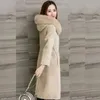 Women's Fur Faux Fur Particle Sheep Shearling Coat Women's Winter Wool Hooded Fur Real Fox Fur Collar Fur All-In-One Thick Warm Plush Coats 231117