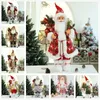 Décorations de Noël Grande poupée du père Noël 60 cm Poupée de Noël Cadeau de l'année Décorations de joyeux Noël pour les ornements de la maison Natal Navidad 231117
