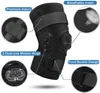 Elbow Knee Pads Hinged Knee Brace Adjustable Knee Support with Side Stabilizers of Locking Dials for Knee Pain Arthritis ACL PCL Meniscus Tear 230417