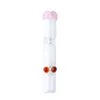 CSYC Y103 Smoking Pipe About 4.52 Inches Colored Flat Mouth 2 Dots Anti-Rolling Oil Rig Glass Pipes