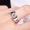 Choucong Marque Anneaux De Mariage De Luxe Bijoux En Argent Sterling 925 Or Rose Remplir Coupe Ronde 5A Zircon Cubique Fête Femmes Hommes Bague De Fiançailles Pour Amant Cadeau