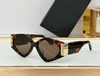 Óculos de sol diamante dourado preto/cinza lente feminina óculos de sol de grife com caixa