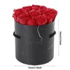 Fleurs décoratives Rose Éternelle Dans Une Boîte Conservée Artificielle Avec Ensemble Le Cadeau De La Fête Des Mères Mariage Romantique Saint Valentin