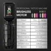 Tattoo-Maschine Ambition Lutin, neuestes Design, gerader Stab, drehbarer Tattoo-Maschinenstift, kabellose Batterie-Kits, bürstenloser Motor, 3,8 mm, 3,4 mm Hub, 231116