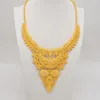 Wedding Jewelry Sets Dubai Gold Color For Women Indian Earring Necklace Nigeria Moroccan Bridal Party Gifts 231117