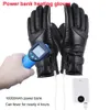 Hand- und Fußwärmer, Winter, elektrisch, beheizte Handschuhe, keine Batterie, USB-Thermo-Touchscreen, wasserdicht, Motorrad-Handwärmer, winddicht, Skihandschuhe, Unisex, 231116