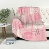 Blankets Plaid sofa for Knee blankets warm winter bed cover throw blanket Decor boho fleece Nordic plant Soft and hairy leaf 231116