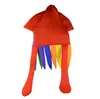 Rainbow Octopus Hat Party Colorful Squid Cap Halloween Cosplay Sea Animal Costume Funny Crazy Headwear Accessories Performance Props SN6883