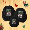 Family Matching Outfits Christmas Family Matching Outfits Xmas Jersey Funny Sweatshirt Mother Father Kids Baby Jumper Adult Winter Snowmen Sweaters 231117