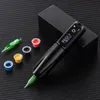 Tattoo Guns Kits Ambition Portable Wireless Pen Machine Lithium Batterie Netzteil Block 1950mAh LED Digitalanzeige Ausrüstung 230417