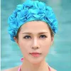 Colors Three-dimensional Petal Swimming Caps For Long Hair Outdoor Women Flowers Design Cap Delicate294m