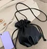 Cubo con cordón para mujer, bandolera de hombro a la moda para mujer