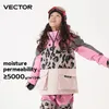 Skiing Suits VECTOR Ski Wear Children Hooded Sweater Reflective Boys and Girls Ski Wear Thickened Warmth Waterproof Ski Equipment Ski Suit 231116