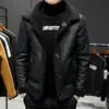 Men's Wool Blends Brand Clothing Men Winter Keep Warm Woolen Coats Men's Granular Woollen Cloth Double Sided Jackets Plus Size S-4XL 231117