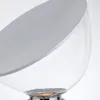 مصابيح المائدة الثريات أضواء حديثة LED Radar Lampblack Sliver Rose Gold Metal Glass Lamp لغرفة النوم دخن بجانب السرير