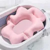 Vasche da bagno Sedili Pieghevole Sedile da bagno per bambini Cuscino di supporto Neonato Sedia per vasca da bagno Infantile Antiscivolo Morbido Comfort Cuscino per il corpo Tappetino P230417