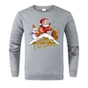 Erkek Sweaters Erkekler Noel Baskı Kapşonlu Sonbahar Kazak Gevşek Artı Boyut ve Kadınlar 231116
