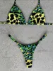 Costumi da bagno da donna Bikini sexy 2022 Costume da bagno Patchwork Stampa Costumi da bagno String Bikini Costume da bagno Donna Biquini Bikini perizoma Costumi da bagno T230417 T230418