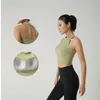 AL08 Dames Yoga BH Zomer Geen stalen ring Ingebouwde borstpad Sportbeha voor dames Gym Mouwloos Fitness Yoga Mode Tanktop Bh's