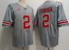 2023 18 Marvin Harrison Jr. Ohio State Buckeyes OSU College Football Jersey heren rood grijs wit zwart maat s-3xl