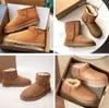 Designer Snow Ug Boots Australian women's boots Tasman Tazz Slippers Bailey Dune Winter buckle fur short sheepskin wool one piece Christmas uggdee