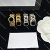 Luxur Designer Hoop Earrings Interlocking Letter Gold Erardrops Party Wedding Engagement Lovers Gift