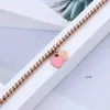 2023 nuovo stile Tiffanyliis braccialetti con ciondoli gioielli coreani delle nuove ragazze braccialetto in oro rosa gioielli di moda platino placcato blu rosa gioielli a mano delle donne