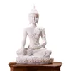 装飾的なオブジェクト図形28スタイルミニチュアブッダ彫像自然砂岩砂岩タイタイ彫刻ヒンドゥー教の置物ホームオーナメント15 Y23