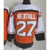 Movie CCM Vintage Ice hockey''nHl'' 27 Ron Hextall Jerseys 88 Eric Lindros 26 Brian Propp 8 Dave Schultz 28 Claude Giroux Men Embroidery Jersey