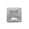 Titta på reparationssatser Mineral Glass Crystal Arma Square AR-1604 1605 1606 1607 1608 Transparent med silvertrimdel