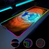 Коврики для мыши Подставки для запястий Gravity Fall Большой RGB LGB Коврик для мыши Аксессуары для ПК Подсветка Коврик для мыши Xxl Коврик для игрового стола Kawaii Anime Cute Gamer Коврики для клавиатуры YQ231117