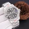 Mens 시계 자동 시계 기계식 40mm 904L 스테인리스 스틸 블루 블랙 블랙 세라믹 Sapphire Glass Ceramic Coke Bezel Wristwatches Yachtmaster Montre de Luxe