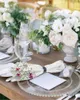 テーブルナプキンファームワイルドフラワー植物花ウェディングパーティープリントプレースマットティータオルキッチンダイニング