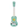 도매 베이비 사운드 연주 음악 악기 소형 기타 우화 미니 미니 4 줄은 유아기 음악 장난감을 연주 할 수 있습니다.