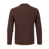 Sweat-shirt à capuche pour hommes, col rond, ample, couleur assortie, pull en tricot, décontracté, bas, chemise pour jeunes, nouvelle collection